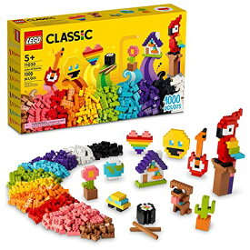 レゴ LEGO Classic Lots of Bricks Construction Toy Set 11030, Build a Smiley Emoji, Parrot, Flowers & More, Creative Gift for Kids, Boys, Girls Ages 5 Plusレゴ