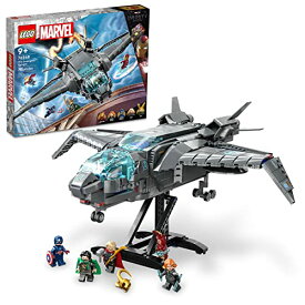 レゴ LEGO Marvel The Avengers Quinjet 76248, Spaceship Building Toy Set with Thor, Iron Man, Black Widow, Loki and Captain America Minifigures, Infinity Sagaレゴ