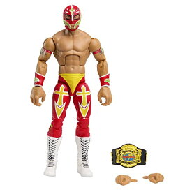 WWE フィギュア アメリカ直輸入 人形 プロレス Mattel WWE Rey Mysterio Elite Collection Action Figure, Deluxe Articulation & Life-like Detail with Iconic Accessories, 6-inchWWE フィギュア アメリカ直輸入 人形 プロレス