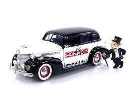 ジャダトイズ ミニカー ダイキャスト アメリカ Jada Toys Mr. Monopoly 1:24 1939 Chevrolet Master Deluxe Die-cast Car w/ 2.75" Rich Uncle Pennybags Figure, Toys for Kids and Adults (33230)ジャダトイズ ミニカー ダイキャスト アメリカ