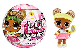 エルオーエルサプライズ 人形 ドール L.O.L. Surprise! Star Sports Moves Series 7 Doll, UNbox 8 Surprises Including a Movement Feature & Sparkly Sports-Themed Accessories, Holiday Toy, Great Gift for Kids Girls Boys Agエルオーエルサプライズ 人形 ドール