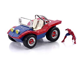 ジャダトイズ ミニカー ダイキャスト アメリカ Marvel Spider-Man 1:24 Buggy Die-cast Car & 2.75" Figure, Toys for Kids and Adultsジャダトイズ ミニカー ダイキャスト アメリカ