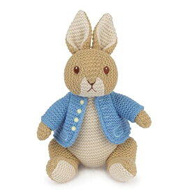 ガンド GUND ぬいぐるみ リアル お世話 GUND Beatrix Potter Peter Rabbit Knit Plush, Easter Gift, Easter Bunny Stuffed Animal for Ages 1 and Up, Brown/Blue, 6.5”ガンド GUND ぬいぐるみ リアル お世話