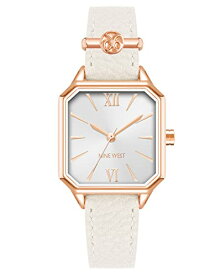 腕時計 ナインウェスト レディース Nine West Women's Logo Charm Accented Strap Watch, NW/2878腕時計 ナインウェスト レディース