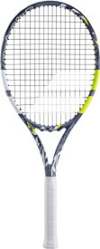 テニス ラケット 輸入 アメリカ バボラ Babolat Evo Aero Lite Yellow Tennis Racquet (4 1/4" Grip) Strung with White Babolat Syn Gut at Mid-Range Tensionテニス ラケット 輸入 アメリカ バボラ