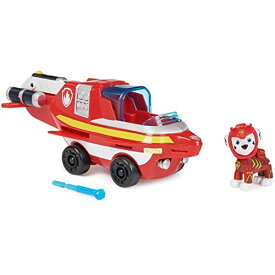 パウパトロール アメリカ直輸入 おもちゃ Paw Patrol Aqua Pups Marshall Transforming Dolphin Vehicle with Collectible Action Figure, Kids’ Toys for Ages 3 and upパウパトロール アメリカ直輸入 おもちゃ