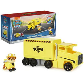 パウパトロール アメリカ直輸入 おもちゃ Paw Patrol, Big Truck Pup’s Rubble Transforming Toy Trucks with Collectible Action Figure, Kids Toys for Ages 3 and Upパウパトロール アメリカ直輸入 おもちゃ