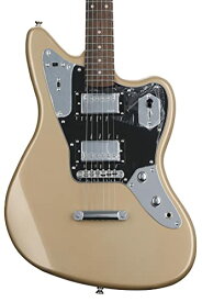 フェンダー エレキギター 海外直輸入 Squier Contemporary Jaguar ST Electric Guitar, with 2-Year Warranty, Shoreline Gold, Laurel Fingerboard, Black Pickguardフェンダー エレキギター 海外直輸入