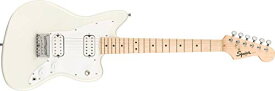 フェンダー エレキギター 海外直輸入 Squier Mini Jazzmaster Electric Guitar, with 2-Year Warranty, Olympic White, Maple Fingerboardフェンダー エレキギター 海外直輸入
