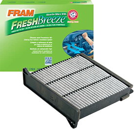 自動車パーツ 海外社外品 修理部品 FRAM Fresh Breeze Cabin Air Filter Replacement for Car Passenger Compartment w/ Arm and Hammer Baking Soda, Easy Install, CF10746 for Mitsubishi Vehicles自動車パーツ 海外社外品 修理部品