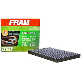 自動車パーツ 海外社外品 修理部品 FRAM Fresh Breeze Cabin Air Filter with Arm & Hammer Baking Soda, CF10731 for Select Suzuki Vehicles , white自動車パーツ 海外社外品 修理部品