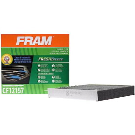 自動車パーツ 海外社外品 修理部品 Fram Fresh Breeze Cabin Air Filter with Arm & Hammer Baking Soda, CF12157 for Select Lexus and Toyota Vehicles , white自動車パーツ 海外社外品 修理部品