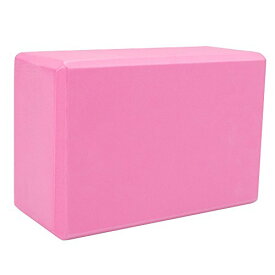 ヨガブロック フィットネス Crown Sporting Goods Large High Density Pink Foam Yoga Blockヨガブロック フィットネス