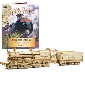 ハリー・ポッター アメリカ直輸入 おもちゃ 玩具 Harry Potter Harry Potter Hogwarts Express Train 3D Wood Puzzle & Model Figure Kit (148 Pcs) - Build & Paint Your Own 3-D Book Movie Toy - Holidaハリー・ポッター アメリカ直輸入 おもちゃ 玩具 Harry Potter