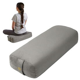 ヨガブロック フィットネス Florensi Yoga Bolster Pillow - Luxurious Velvet Bolster for Restorative Yoga - Large Rectangular Cushion with Carry Handle - Supportive Meditation Cushion - Machine Washable Cover and Carry Handleヨガブロック フィットネス