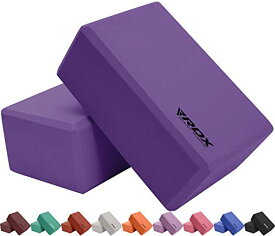 ヨガブロック フィットネス RDX Yoga Block Set, High-Density Eva Foam,Non-Slip Brick for Pilates Flexibility Body Balance, Easy Grip Surface for Stability Strength Training Deepen Poses Exercise Home Office Gym, 23x15x9.8CMヨガブロック フィットネス