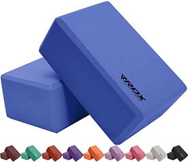 ヨガブロック フィットネス RDX Yoga Block Set, High-Density Eva Foam,Non-Slip Brick for Pilates Flexibility Body Balance, Easy Grip Surface for Stability Strength Training Deepen Poses Exercise Home Office Gym, 23x15x9.8CMヨガブロック フィットネス