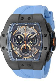 腕時計 インヴィクタ インビクタ メンズ Invicta Men's 44412 JM Correa Quartz Multifunction Light Blue, Transparent Dial Watch腕時計 インヴィクタ インビクタ メンズ
