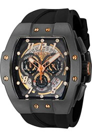 腕時計 インヴィクタ インビクタ メンズ Invicta Men's 44410 JM Correa Quartz Multifunction Black, Transparent Dial Watch腕時計 インヴィクタ インビクタ メンズ