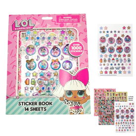 エルオーエルサプライズ 人形 ドール LOL Surprise Stickers, 14 Sheet LOL Sticker Book Set Including Puffy Stickers, 1200+ Stickers Featuring L.O.L. Dollsエルオーエルサプライズ 人形 ドール