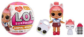 エルオーエルサプライズ 人形 ドール LOL Surprise MGA Cares Best Friends Animal Rescue Block Party B.B. Doll & Pet with 7 Surprises in Paper Ball, Limited Edition Collectible Doll, Holiday Toy, Great Gift for Kids Girエルオーエルサプライズ 人形 ドール
