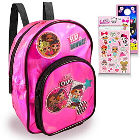 エルオーエルサプライズ 人形 ドール LOL Surprise Backpack Set - 9" LOL Surprise Mini Backpack for Girls Toddlers Kids with LOL Dolls Stickers | LOL Surprise School Supplies Bundleエルオーエルサプライズ 人形 ドール