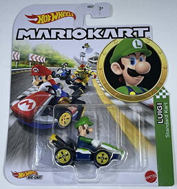 ホットウィール マテル ミニカー ホットウイール Hot Wheels - Mario Kart - Luigi Standard Kart - 2023 - Mint/NrMint Ships Bubble Wrapped in a Boxホットウィール マテル ミニカー ホットウイール