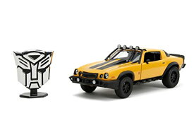 ジャダトイズ ミニカー ダイキャスト アメリカ Transformers Rise of The Beast 1:24 1977 Chevy Camaro Bumblebee & Badge Die-Cast Car, Toys for Kids and Adultsジャダトイズ ミニカー ダイキャスト アメリカ