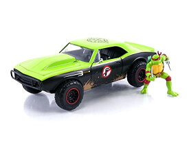 ジャダトイズ ミニカー ダイキャスト アメリカ Teenage Mutant Ninja Turtles 1:24 1967 Chevy Camaro Die-cast Car & 2.75" Raphael Figure, Toys for Kids and Adultsジャダトイズ ミニカー ダイキャスト アメリカ