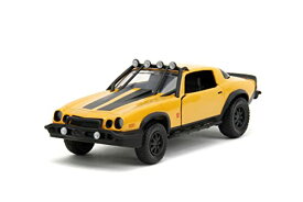ジャダトイズ ミニカー ダイキャスト アメリカ Transformers Rise of The Beast 1:32 1977 Chevy Camaro Bumblebee w/Robot On Chassis Die-Cast Car, Toys for Kids and Adultsジャダトイズ ミニカー ダイキャスト アメリカ