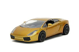 ジャダトイズ ミニカー ダイキャスト アメリカ Fast & Furious Fast X 1:24 Gold Lamborghini Gallardo Die-Cast Car, Toys for Kids and Adultsジャダトイズ ミニカー ダイキャスト アメリカ