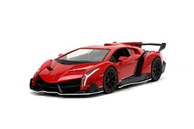 ジャダトイズ ミニカー ダイキャスト アメリカ HyperSpec 1:24 Lamborghini Veneno Red Die-cast Car, Toys for Kids and Adultsジャダトイズ ミニカー ダイキャスト アメリカ