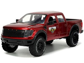 ジャダトイズ ミニカー ダイキャスト アメリカ Jada Toys Just Trucks 1:24 2011 Ford SVT Raptor Die-cast Car Red with Tire Rack, Toys for Kids and Adultsジャダトイズ ミニカー ダイキャスト アメリカ