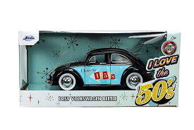 ジャダトイズ ミニカー ダイキャスト アメリカ Jada Toys I Love The 50’s 1:24 1959 Volkswagen Beetle Die-Cast Car, Toys for Kids and Adults, Blackジャダトイズ ミニカー ダイキャスト アメリカ