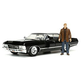 ジャダトイズ ミニカー ダイキャスト アメリカ Supernatural 1:24 1967 Chevy Impala Die-cast Car w/Dean Winchester Die-cast Figure, Toys for Kids and Adultsジャダトイズ ミニカー ダイキャスト アメリカ
