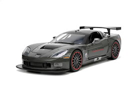 ジャダトイズ ミニカー ダイキャスト アメリカ Big Time Muscle 1:24 2005 Chevy Corvette C6R Die-cast Car Charcoal Grey, Toys for Kids and Adultsジャダトイズ ミニカー ダイキャスト アメリカ