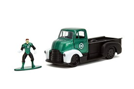 ジャダトイズ ミニカー ダイキャスト アメリカ DC Comics 1:32 1952 Chevrolet COE Pickup Die-Cast Car & 1.65" Green Lantern Figure, Toys for Kids and Adultsジャダトイズ ミニカー ダイキャスト アメリカ