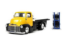 ジャダトイズ ミニカー ダイキャスト アメリカ Jada Toys Just Trucks 1952 Chevy COE Flatbed Die-cast Car Yellow/Black, Toys for Kids and Adults (33848)ジャダトイズ ミニカー ダイキャスト アメリカ