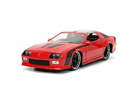ジャダトイズ ミニカー ダイキャスト アメリカ Jada Toys Big Time Muscle 1:24 1985 Chevy Camaro Die-Cast Car (Red), Blackジャダトイズ ミニカー ダイキャスト アメリカ