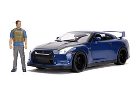 ジャダトイズ ミニカー ダイキャスト アメリカ Fast & Furious 1:18 Nissan GT-R R35 & 3" Brian Figure, Toys for Kids and Adultsジャダトイズ ミニカー ダイキャスト アメリカ