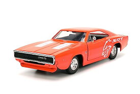 ジャダトイズ ミニカー ダイキャスト アメリカ Big Time Muscle 1:24 1968 Dodge Charger Die-Cast Car (Orange)ジャダトイズ ミニカー ダイキャスト アメリカ