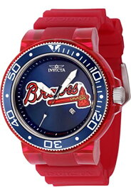 腕時計 インヴィクタ インビクタ メンズ Invicta MLB Atlanta Braves Men's Watch - 51.5mm. Red. Transparent (43140)腕時計 インヴィクタ インビクタ メンズ