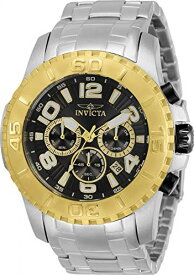 腕時計 インヴィクタ インビクタ メンズ Invicta Men's 48mm PRO Diver Scuba Chronograph Black Dial Silver Tone Stainless Steel Bracelet Watch腕時計 インヴィクタ インビクタ メンズ