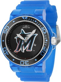 腕時計 インヴィクタ インビクタ メンズ Invicta MLB Miami Marlins Men's Watch - 51.5mm. Blue. Transparent (43139)腕時計 インヴィクタ インビクタ メンズ