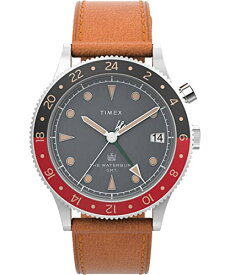 腕時計 タイメックス メンズ Timex Men's Waterbury 39mm Watch - Tan Strap Black Dial Stainless Steel Case腕時計 タイメックス メンズ