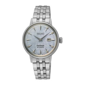 腕時計 セイコー レディース SEIKO Ladies Presage Automatic Light Blue dial Silver Bracelet Watch SRE007腕時計 セイコー レディース