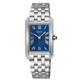 腕時計 セイコー レディース SEIKO Women's Blue Dial Silver Stainless Steel Band Analog Quartz Watch腕時計 セイコー レディース