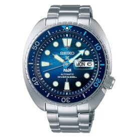 腕時計 セイコー メンズ SEIKO Men's Blue Dial Silver Stainless Steel Band Prospex Sea Automatic Analog Watch腕時計 セイコー メンズ