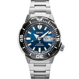 腕時計 セイコー メンズ Seiko Prospex Monster Stainless Steel Blue Dial腕時計 セイコー メンズ