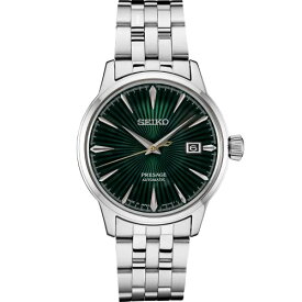 腕時計 セイコー メンズ SEIKO New Presage Automatic Green Sunray Dial Stainless Steel Men's Watch SRPE15腕時計 セイコー メンズ